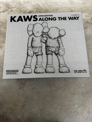 Kaws Along The Way   Grey - 100% authentic   brought from in-Q Museum Katar