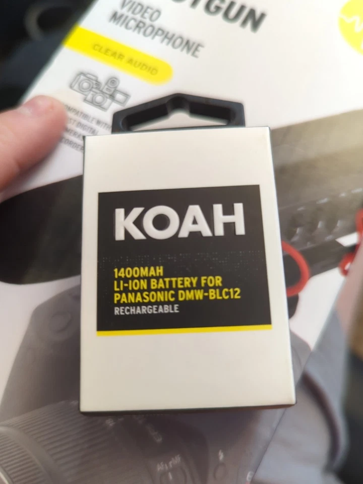 Micrófono video escopeta Koah KO-VM01 con batería Foto 3 de 4