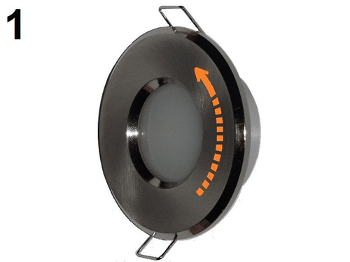 LED IP44 Feuchtraumstrahler Einbaustrahler Einbauspots GU10 Bad Deckenstrahler - Picture 3 of 27