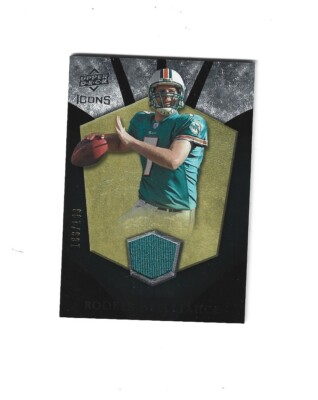 2008 Upper Deck Icons Rookie Brilliance Jersey Silver #RB4 Chad Henne DOLPHINS