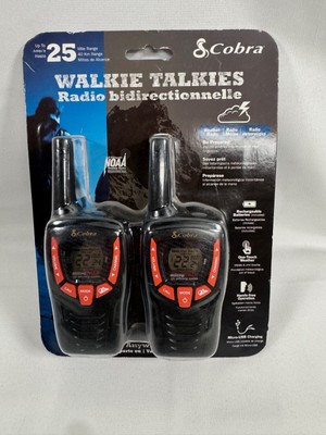 Cobra ACXT345 HD Two Way Walkie Talkies Set - Black