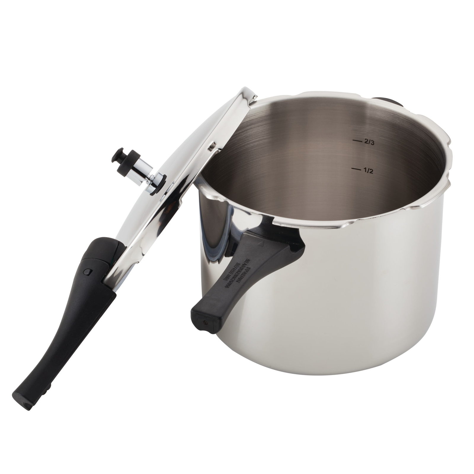 Farberware Stainless Steel Induction Stovetop Pressure Cooker, 8-Quart