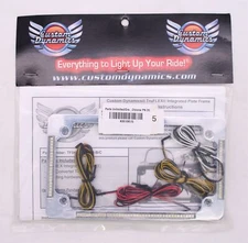 Custom Dynamics Frame LP Truflex Chrome Part Number - 20300768