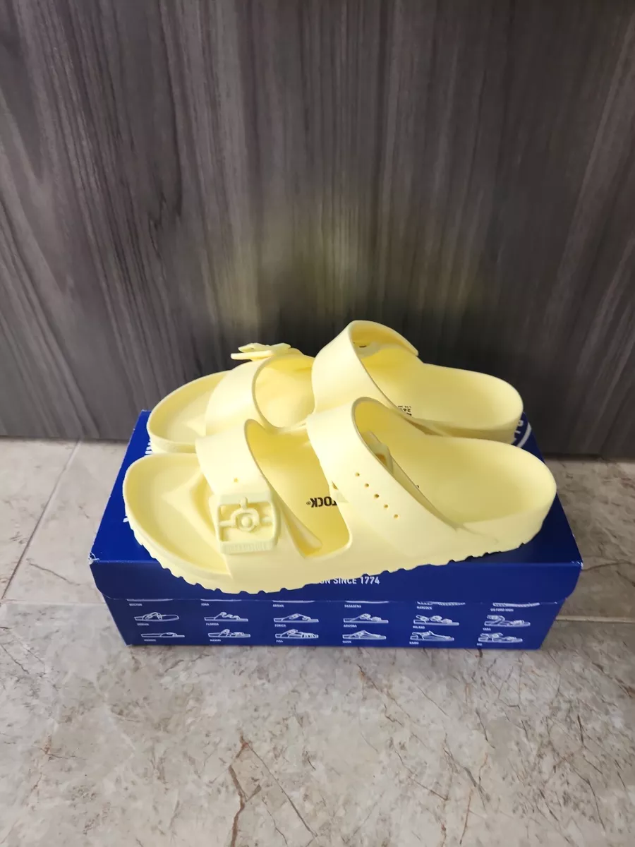Birkenstock Unisex Arizona Essentials Popcorn Yellow Eva Sandals