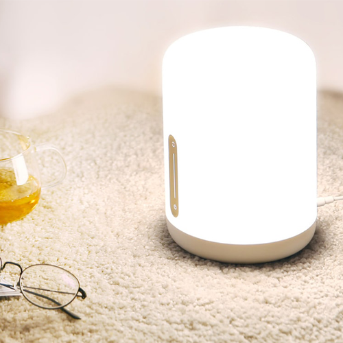 XIAOMI BEDSIDE LAMP 2 LAMPADA COMODINO LED SMART COMPATIBILE CON GOOGLE ED ALEXA - Foto 4 di 5