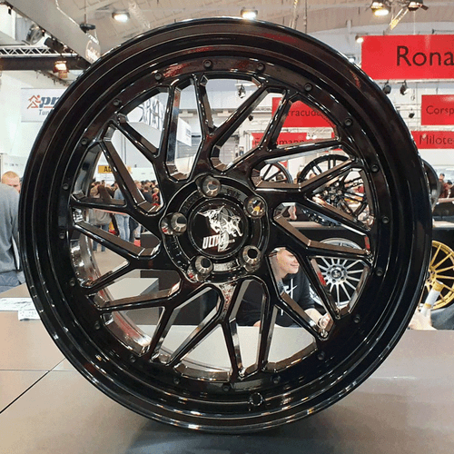 18 Zoll UX14 Tiefbett Felgen 8,5x18 5x120 ET35 komplett schwarz für BMW - Bild 4 von 8