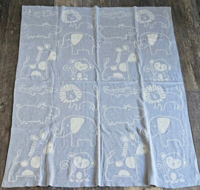 Boutique DARZZI Baby Blanket 100% Cotton Gray Beige SAFARI