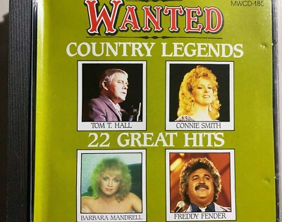 WANTED : COUNTRY LEGENDS - Various (CD 1991 Hughes) cty3