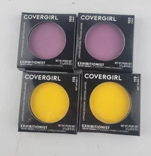 4 PACK COVERGIRL EXHIBITIONIST EYESHADOW 2 100 VIBIN' &2 115 GET AFTER IT