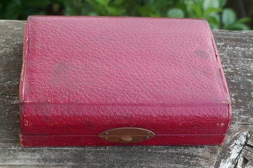 Ant. Dated 1881 Gorham Sterling Aesthetic Movement Card Case In Original Case - 第 12/12 張圖片