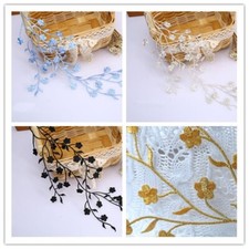 Sale Plum Plant Costume Craft Lace Motif Women Skirt Clothing Dress Applique 1PC