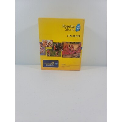 Rosetta Stone Italian Level 1-5 Set (Retail) (1 User) - Full Version for  Mac, Windows 27830 for sale online | eBay