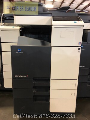 Konica Minolta Bizhub C258  Print-Copy-Scan-Fax (Low Meter/Finisher Included) 