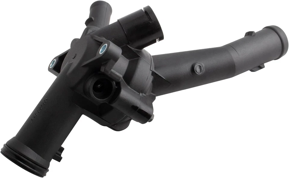 Conjunto de carcasa de termostato de refrigerante de motor para Volkswagen Jetta Passat Golf 2,5 L Foto 3 de 4