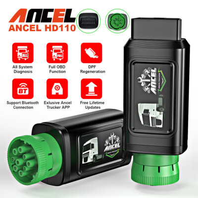 Heavy Duty Truck Scanner DPF Forced Regen & Reset for Detroit Paccar Diagnostic 