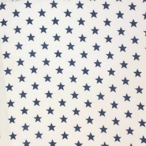 Tela artesanal para niños 100 % algodón mini estrella con estampado parpadeo | 140 cm de ancho | Primera calidad - Imagen 19 de 53