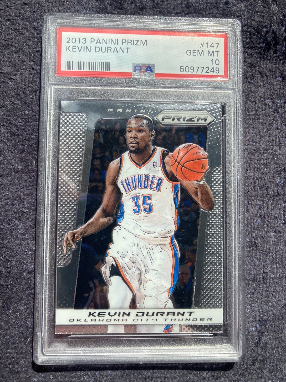 PSA 10 Kevin Durant 2013-14 Panini Prizm #147 Gem Mint