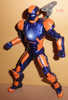 Marvel Legends Iron Man Mark 27 figure blue orange MK-27
