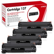 4x CRG 137 Toner Cartridge For Canon 137 Toner MF211 MF216n MF244w MF212w D570
