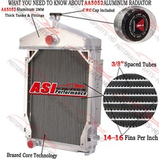 ASI 3 Row Tractor Radiator 377090R92 For Case IH Farmall 504 Gas/Diesel Engine