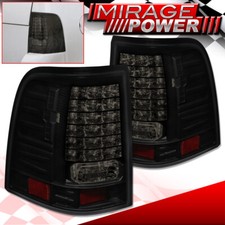 For 2002-2005 Ford Explorer Led Black Smoked Lr Tail Light Lamps Pair Assembly