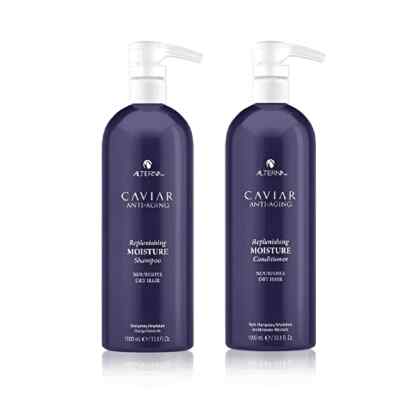 Alterna Caviar Anti-Aging Replenishing Moisture Shampoo & Conditioner 33.8oz DUO