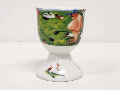 Maxwell Williams Naked Golf Novelty Egg Cup