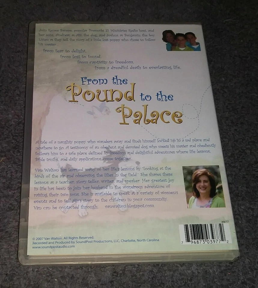 From The Pound to the Palace DVD Van Walton Renee Swope Proverbs 31 Ministries - Image 3 of 3