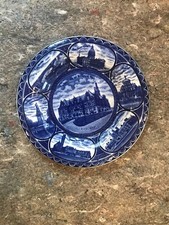 Antique Rowland & Marsellus Flow Blue Plate Souvenir of St. Louis, Missouri
