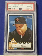 Jose Vizcaino - 2001 Topps Heritage   PSA 10 