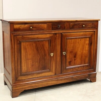 Buffet d'époque Louis Philippe - en noyer - 19ème siècle  - Photo 1/4