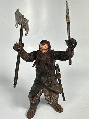 2002 Marvel | Lord Of The Rings | Gimli The Dwarf Helms | Deep Figure 4.5 