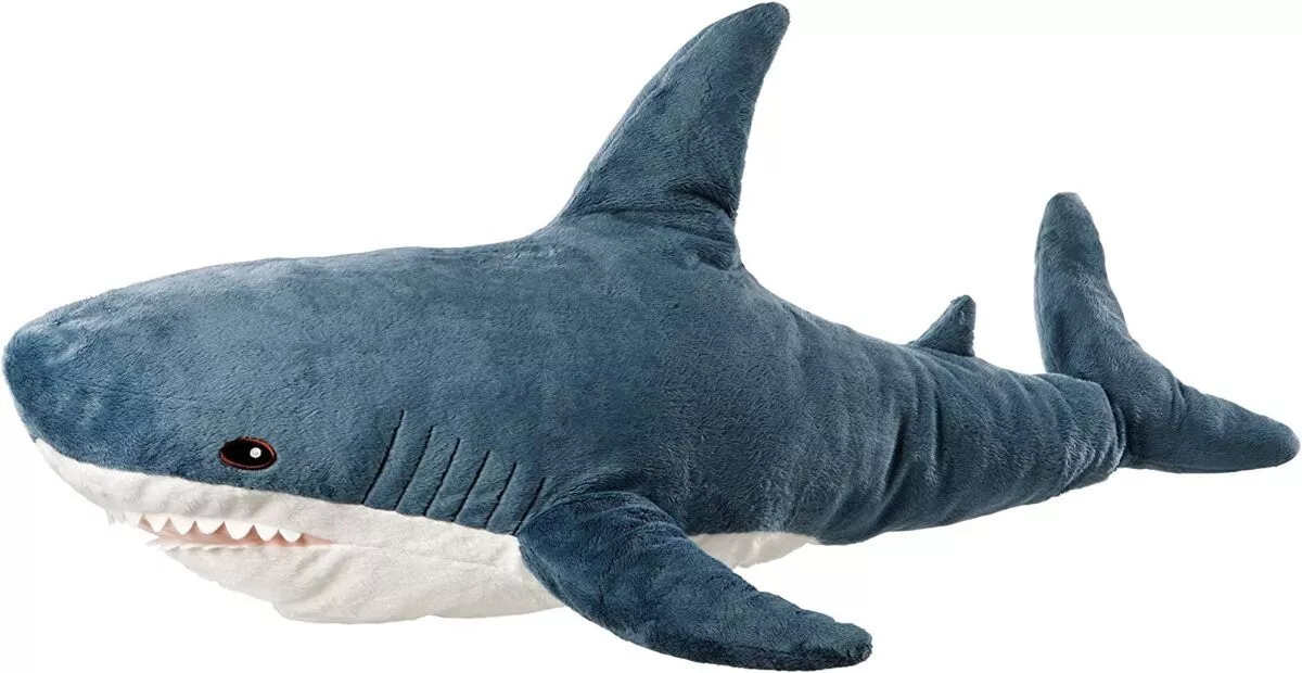 BLÅHAJ Soft toy, shark, 39 ¼ - IKEA