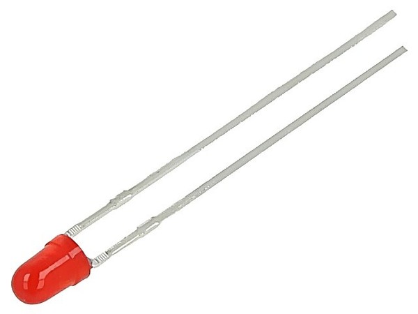 5X L-934LSURDK Led 3 Mm Rot 30-80Mcd 50° Front: GewöLbt Kingbright Electronic-image