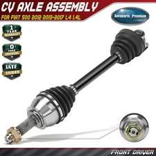 Front Left CV Axle Assembly for Fiat 500 2013-2017 L4 1.4L Manual Transmission