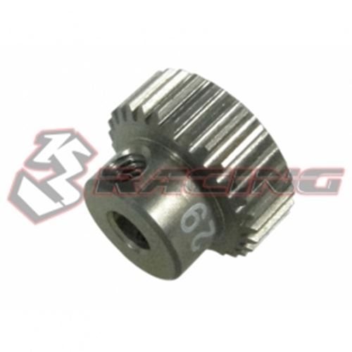3RACING 64 Pitch Pinion Gear 7075 W/ HD Coating 18T - 65T 1/10 RC On / Off Road - Picture 12 of 12