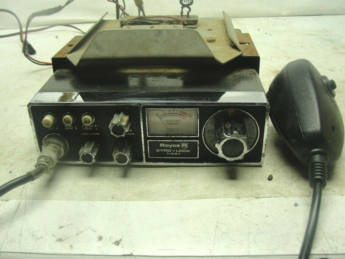 CB。 Vintage Royce Gyro-Lock CB Radio PA Model 1-601 Electronic Corp 23