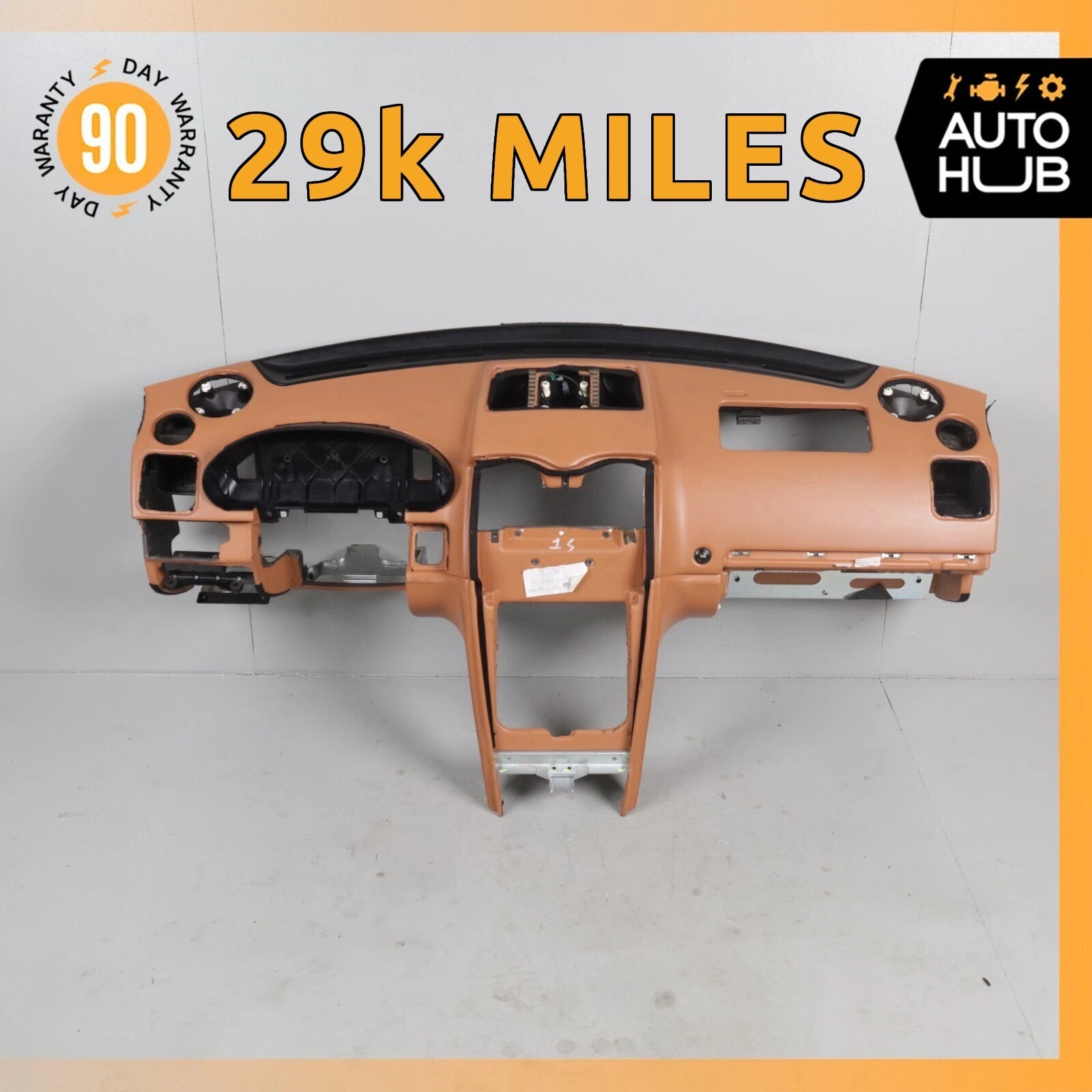03-08 Maserati Quattroporte M139 Dashboard Dash Board Panel Brown OEM 29k
