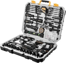 218 PCS General Household Hand Tool Set with Plier, Screwdriver Set,Socket Set