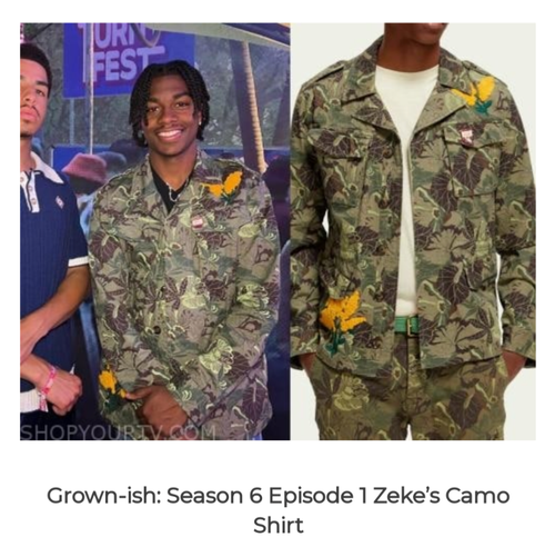 Chaqueta de Campo Scotch & Soda Ejército Camuflaje ¡Como Nueva! Serie de televisión usada en Grown-ish - Imagen 10 de 15