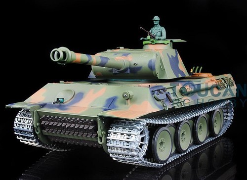 Henglong 1/16 7.0 Verbesserter Metall German Panther V RC Panzer 3819 360° Turm - Bild 11 von 12