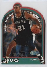 2000-01 NBA Hoops Hot Prospects Hoops Originals Tim Duncan #2H HOF d4v