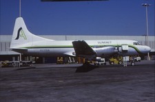 Dia N535SA Convair CV-580 Summit Airlines 35mm gerahmt OP-L11-40