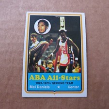 Mel Daniels AS 1973-74 Topps #195 New York Nets ABA U New Mexico Free Postage