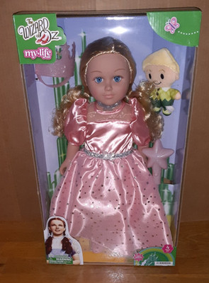 MY LIFE AS THE WIZARD OF OZ POSABLE 18'' DOLL BLONDE HAIR GLINDA THE GOOD WITCH