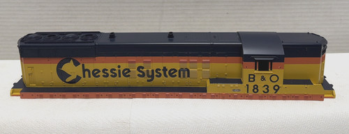 MTH O-GAUGE EMD SD-9 B&O CHESSIE SYSTEM #1839 LOCOMOTORA DIÉSEL SOLO CARCASA - NUEVO | Condition: New
