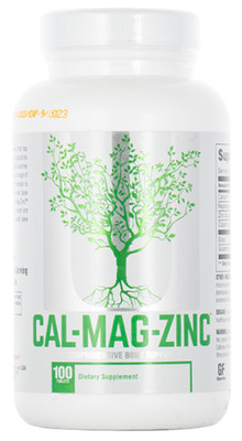 Universal Nutrition Cal Mag Zinc - 100 tabs (179,00 EUR/kg)