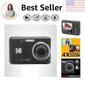 Full HD PIXPRO FZ45 Camera - Lightweight 16MP Point & Shoot with 4x Optical Zoom