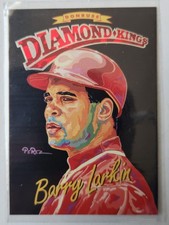 1993 Donruss Diamond Kings  DK # 17 Barry Larkin CINCINNATI REDS 
