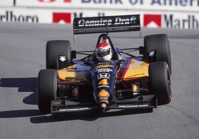 Bobby Rahal USA and Rahal Hogan Racing drives the Corkscrew turn a- Old Photo